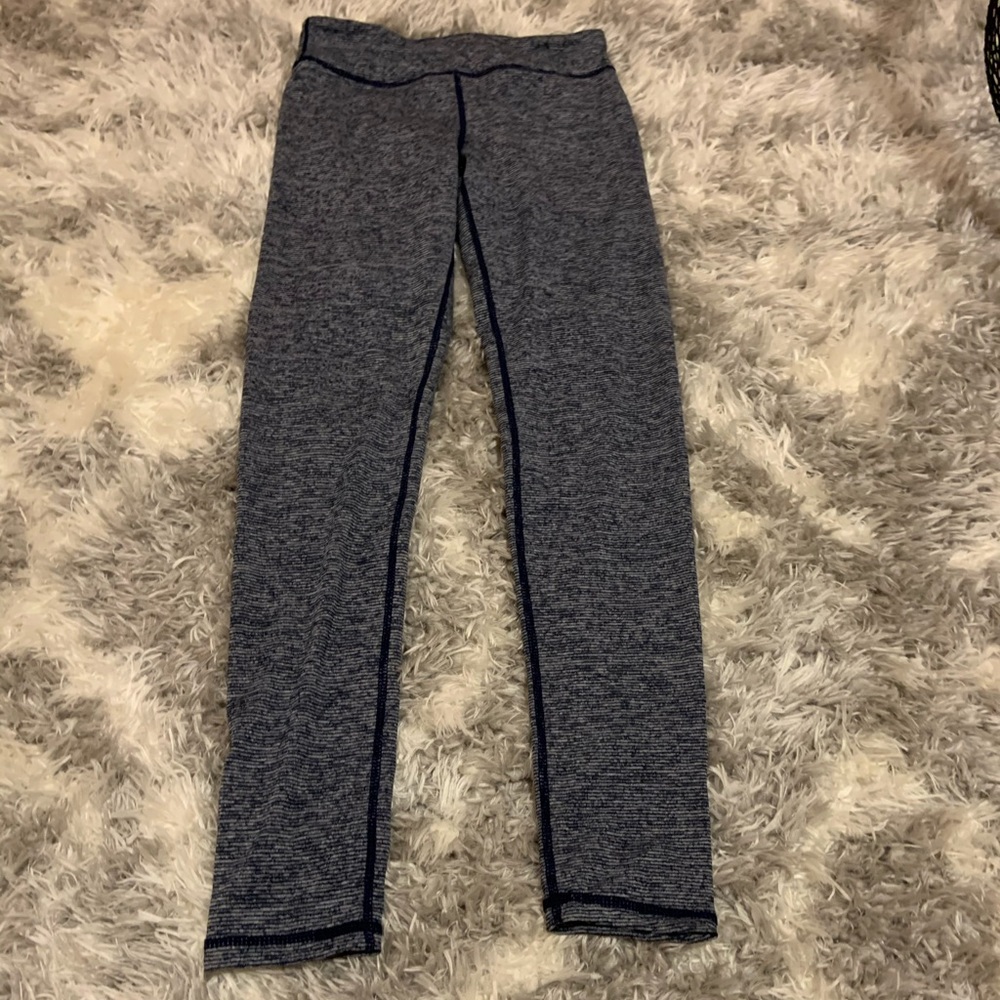 Girl’s Grainy Striped 90 DEGREE Leggings